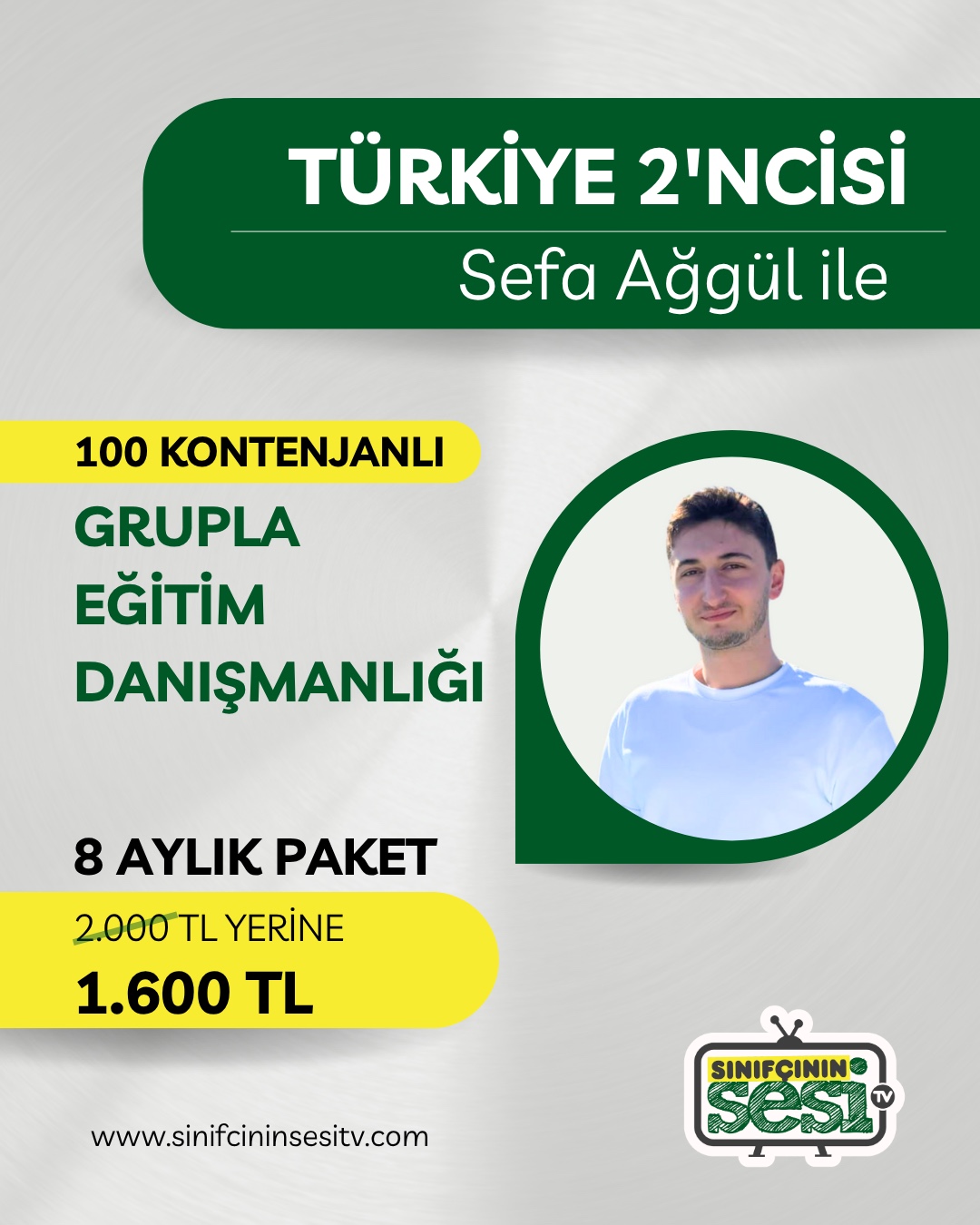 Türkiye 2'ncisi Sefa Ağgül ile Grupla Eğitim Danışmanlığı