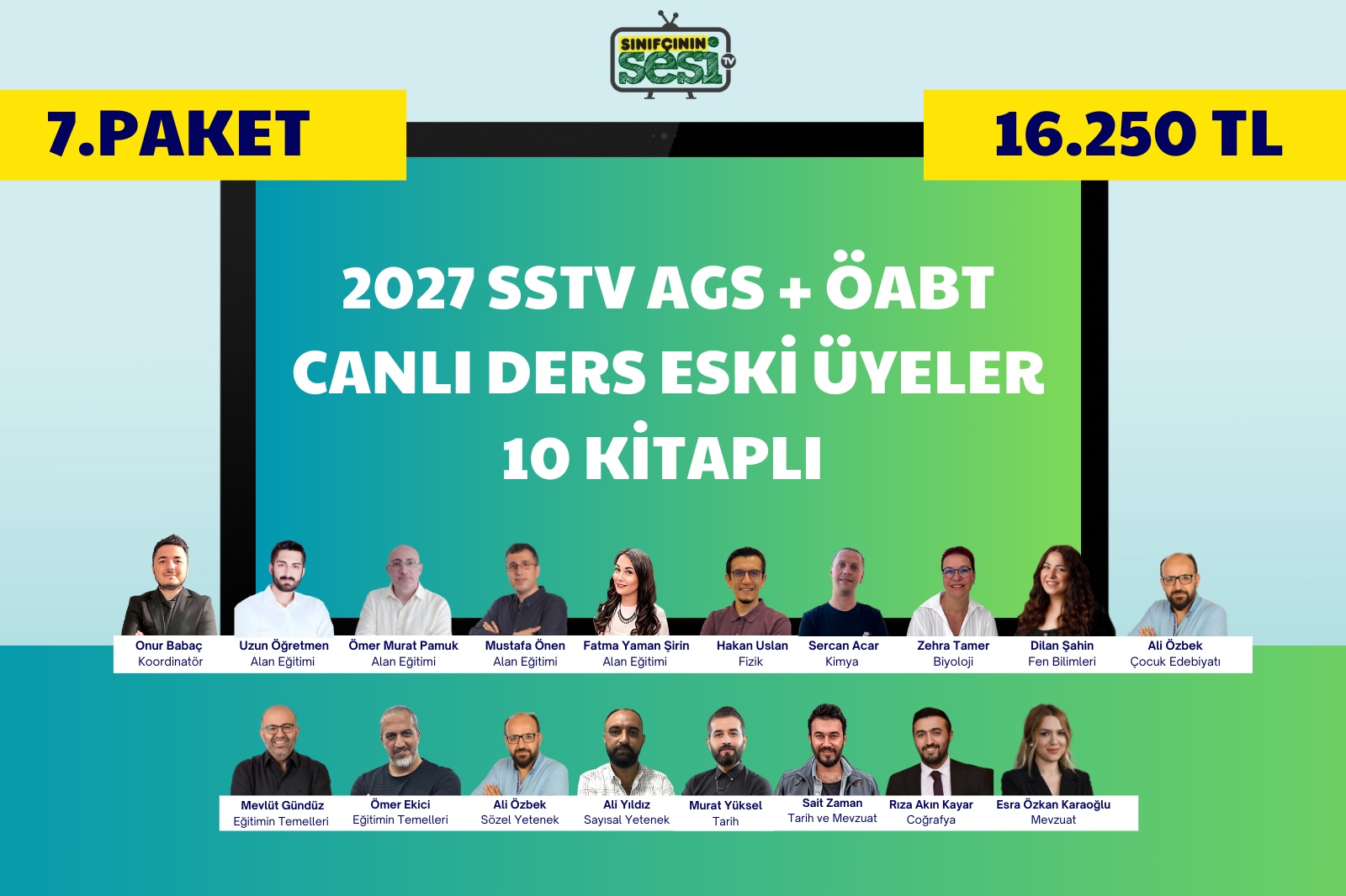 2027 AGS+ÖABT CANLI DERS ESKİ ÜYELER 10 KİTAPLI (7.PAKET)